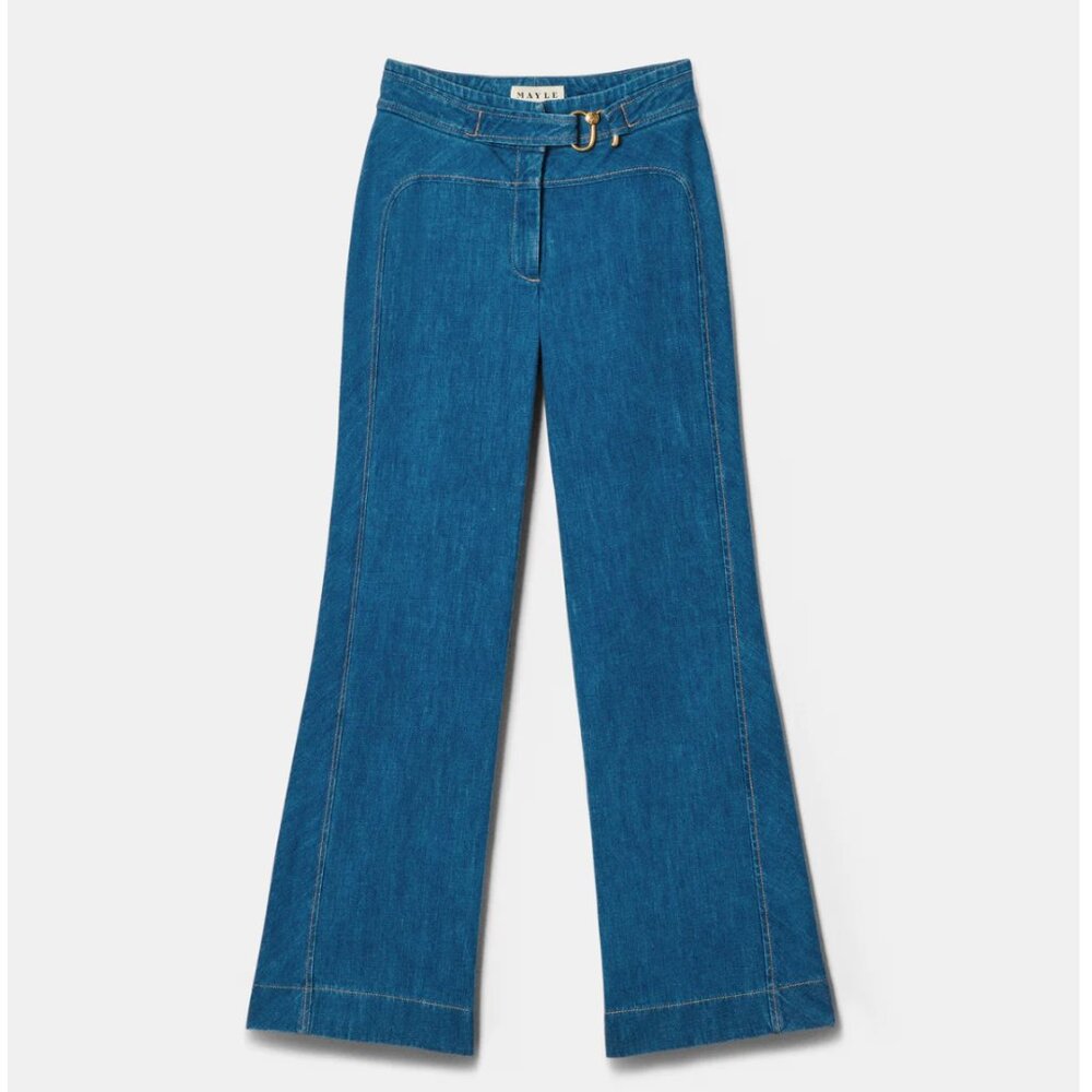 Mayle Classic Blue Flare Jeans